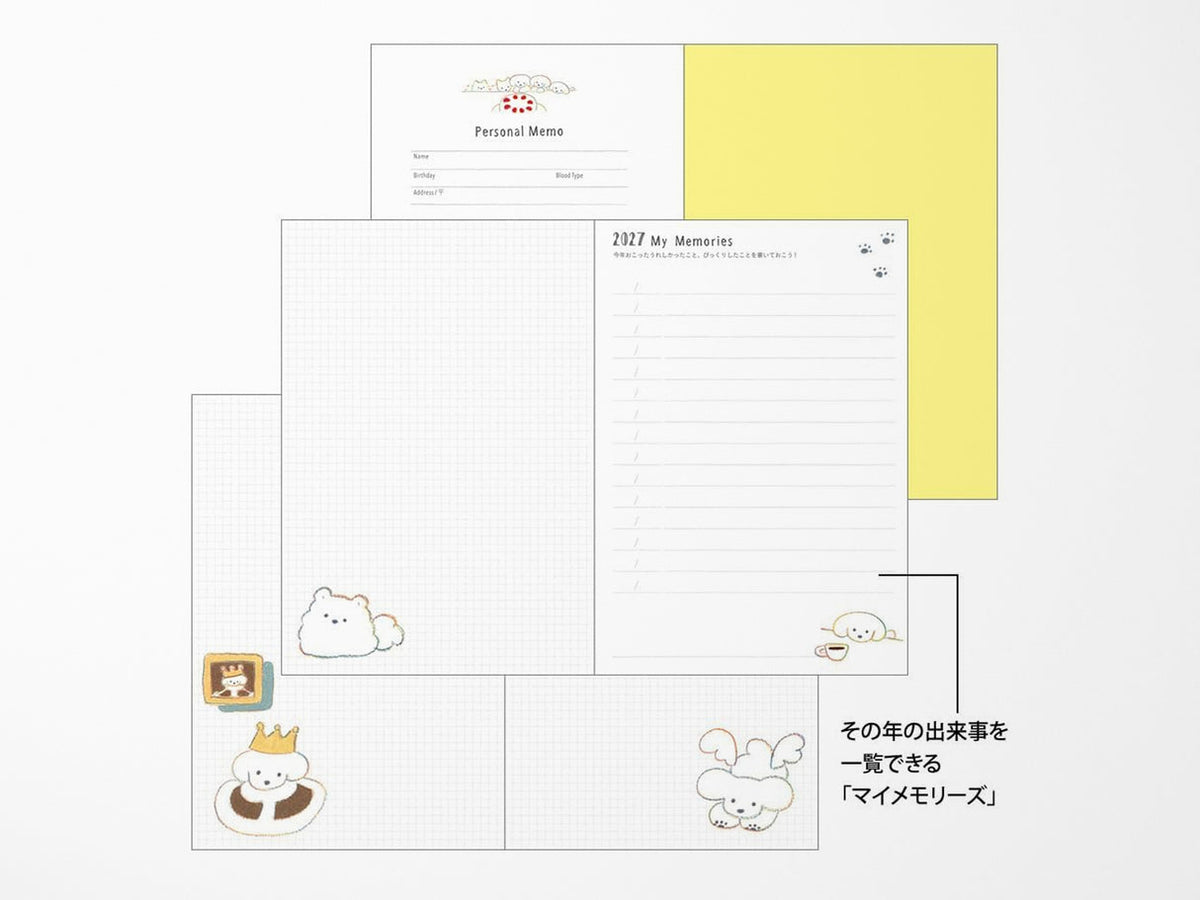 Pocket Diary Mini Dog 2027