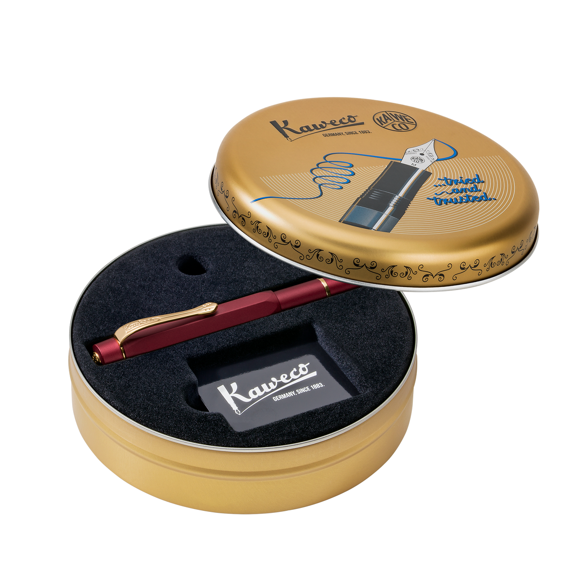 Kaweco AL Sport Piston Fill Fountain Pen - Bordeaux