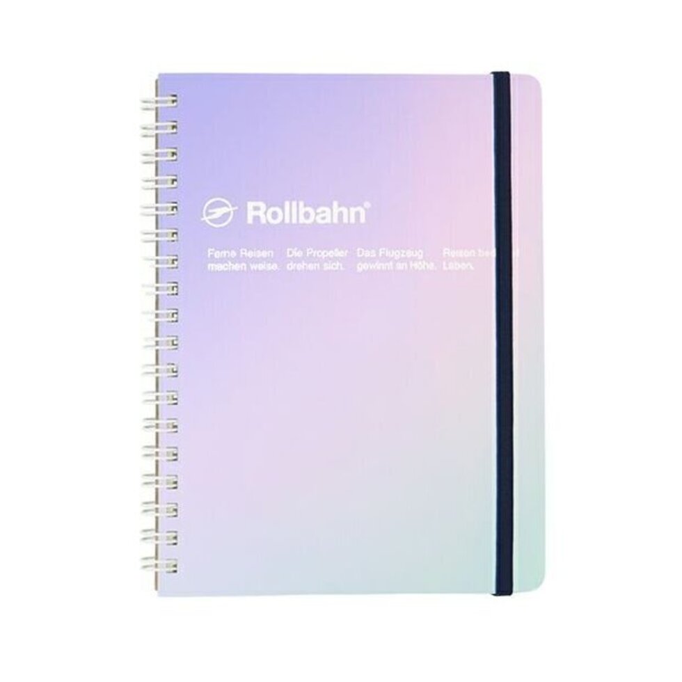 Rollbahn Delfonics spiral notebook - metallic polarized