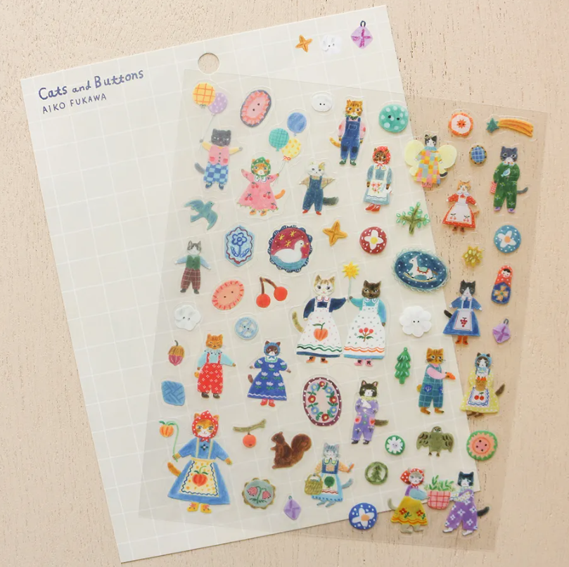 Aiko Fukawa Sticker | Rabbit Garden or Cats and Buttons