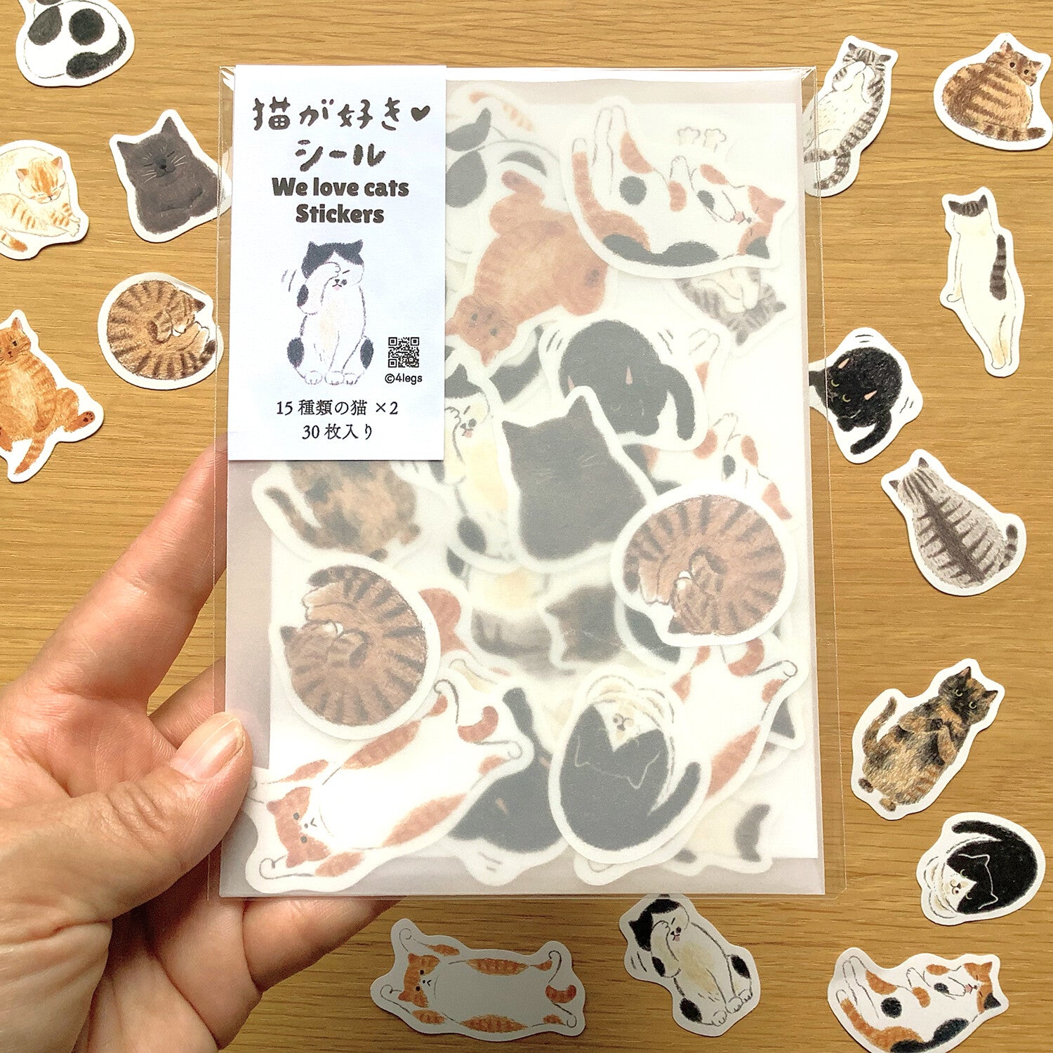 4legs Flake Stickers
