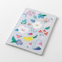 Yuru Log Notebook - B6 - Floral