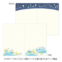 Yuru Log Notebook - B6 - Floral