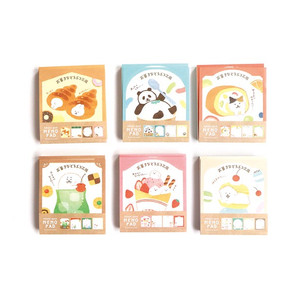 Furukawashiko Sweets Animal Workshop Memo Pads