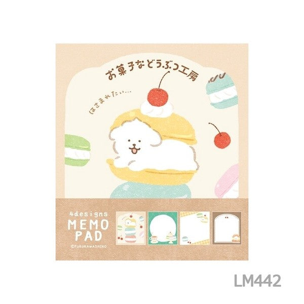Furukawashiko Sweets Animal Workshop Memo Pads