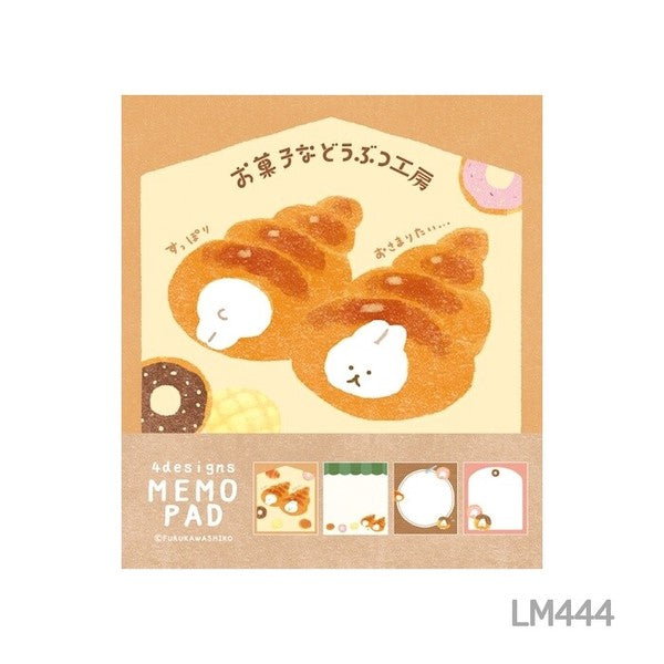 Furukawashiko Sweets Animal Workshop Memo Pads