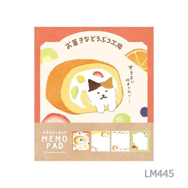 Furukawashiko Sweets Animal Workshop Memo Pads