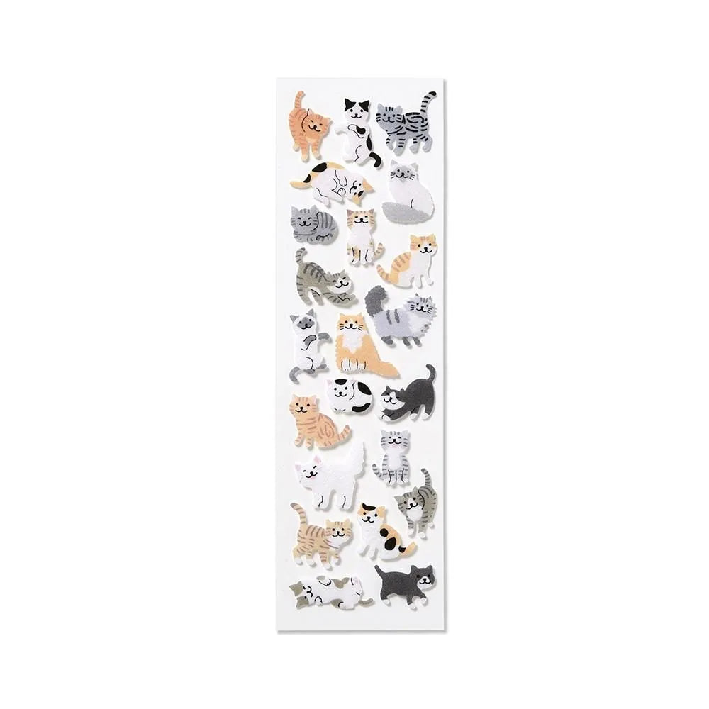 G. C. Press Brushed Cat Sticker