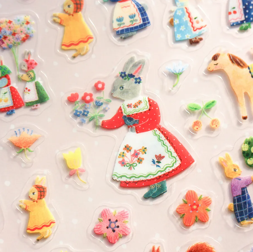 Aiko Fukawa Sticker | Rabbit Garden or Cats and Buttons