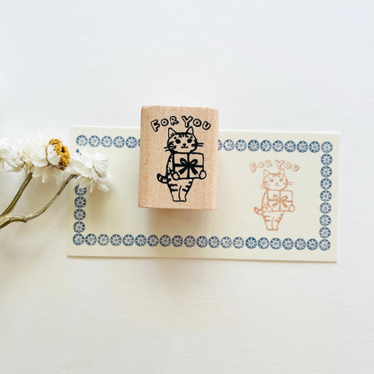 Pottering Cat Stamps