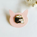 Pottering Cat Enamel Pin