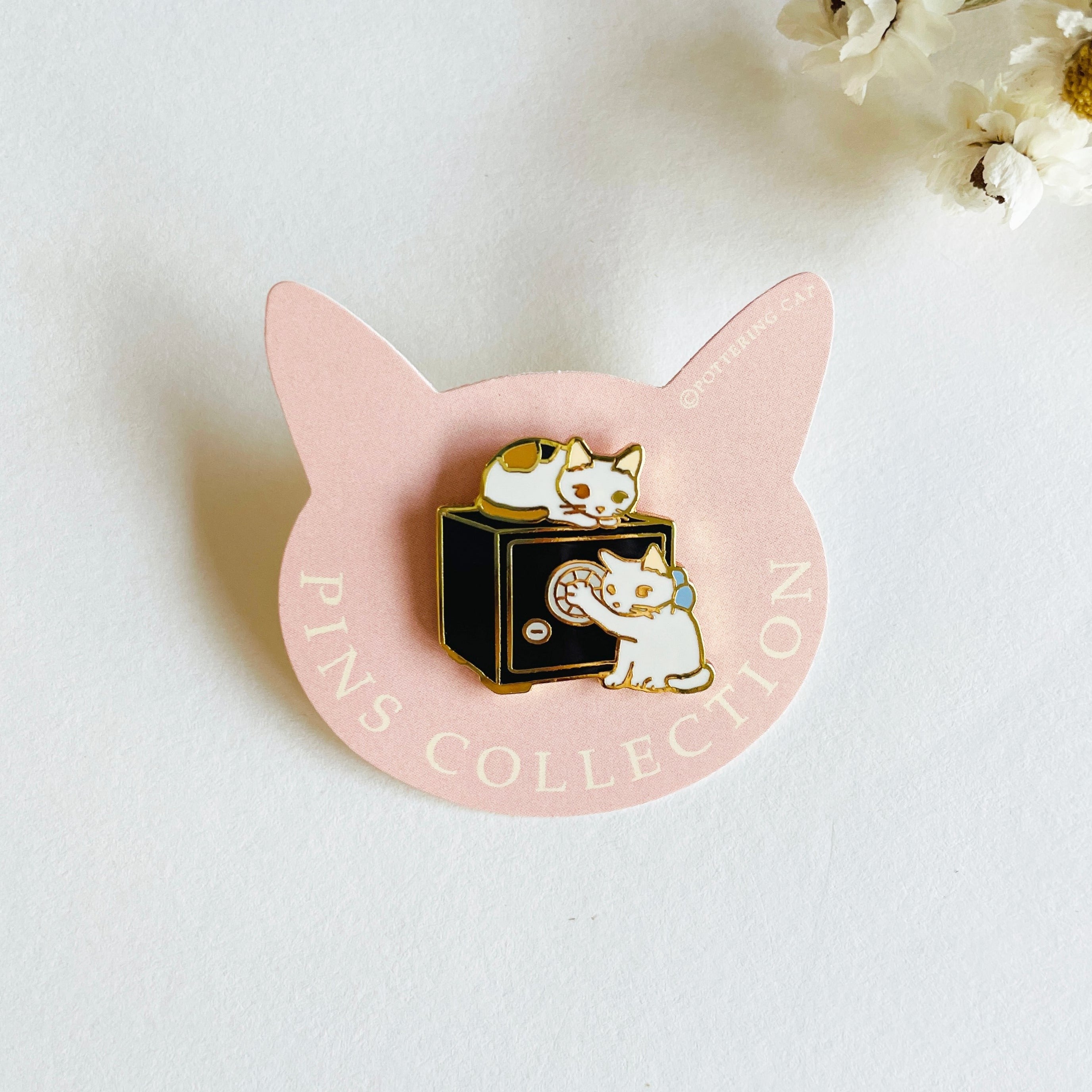 Pottering Cat Enamel Pin