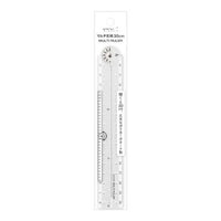 Multi Ruler 30cm - Clear
