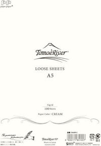 Tomoe River FP Loose Sheets A5 Cream - close up texture