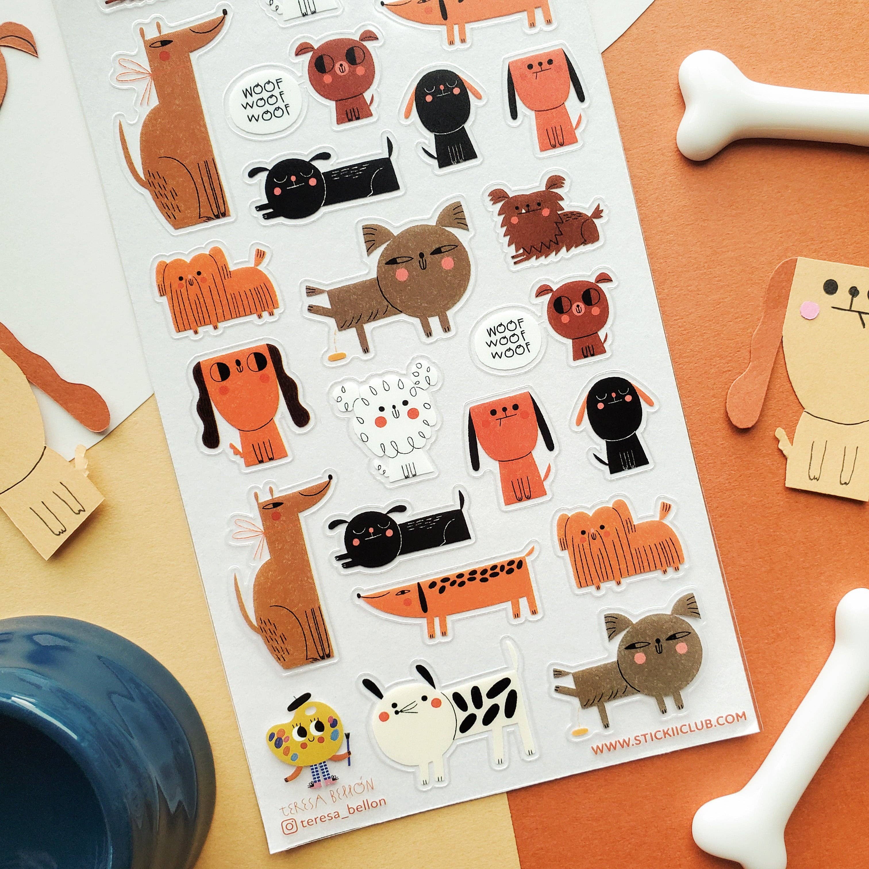 Pawfect Pups Sticker Sheet