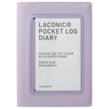LACONIC Pocket Log Diary - B7C - Undated Daily - Purple with Photocard Pocket