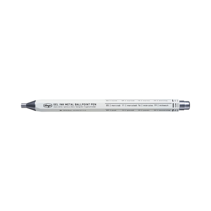 Days Aluminum Gel Ballpoint Pen–0.5mm Japanese Quick-Dry Ink