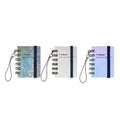 Rollbahn Delfonics spiral notebook - metallic polarized