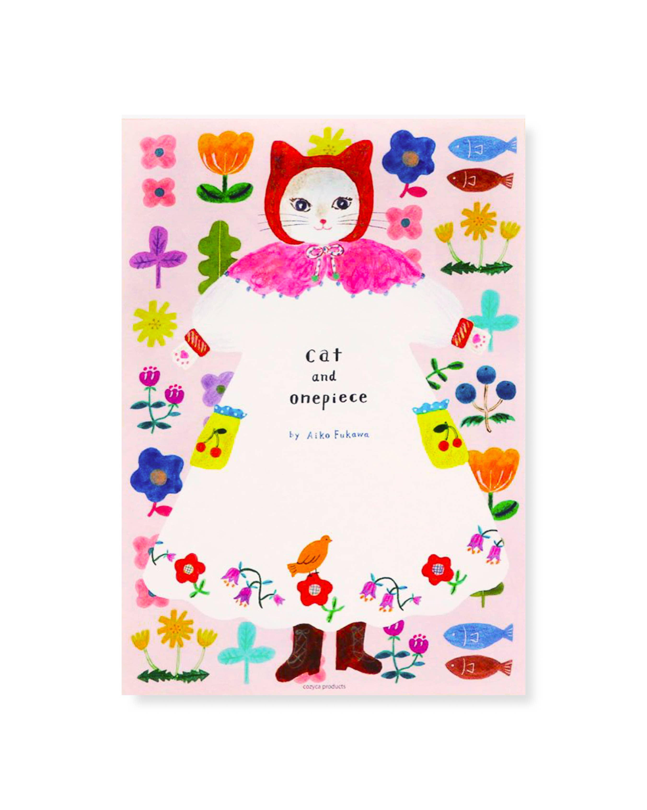 Large Writing Pad - Cat and Onepiece