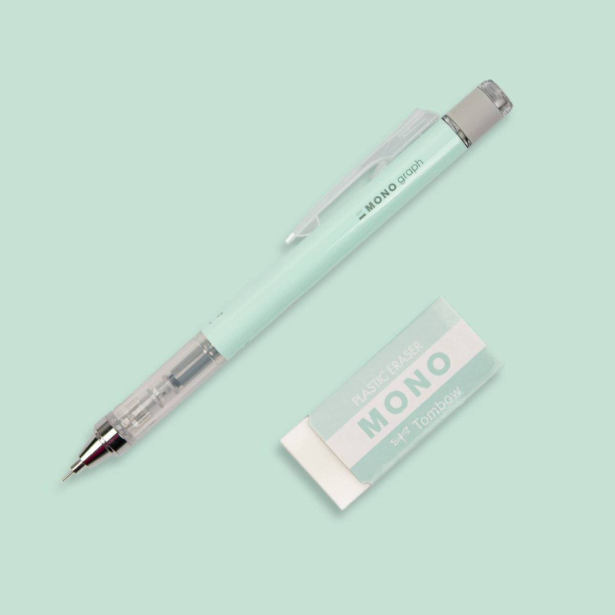 MONO Graph Mechanical Pencil + Eraser Set