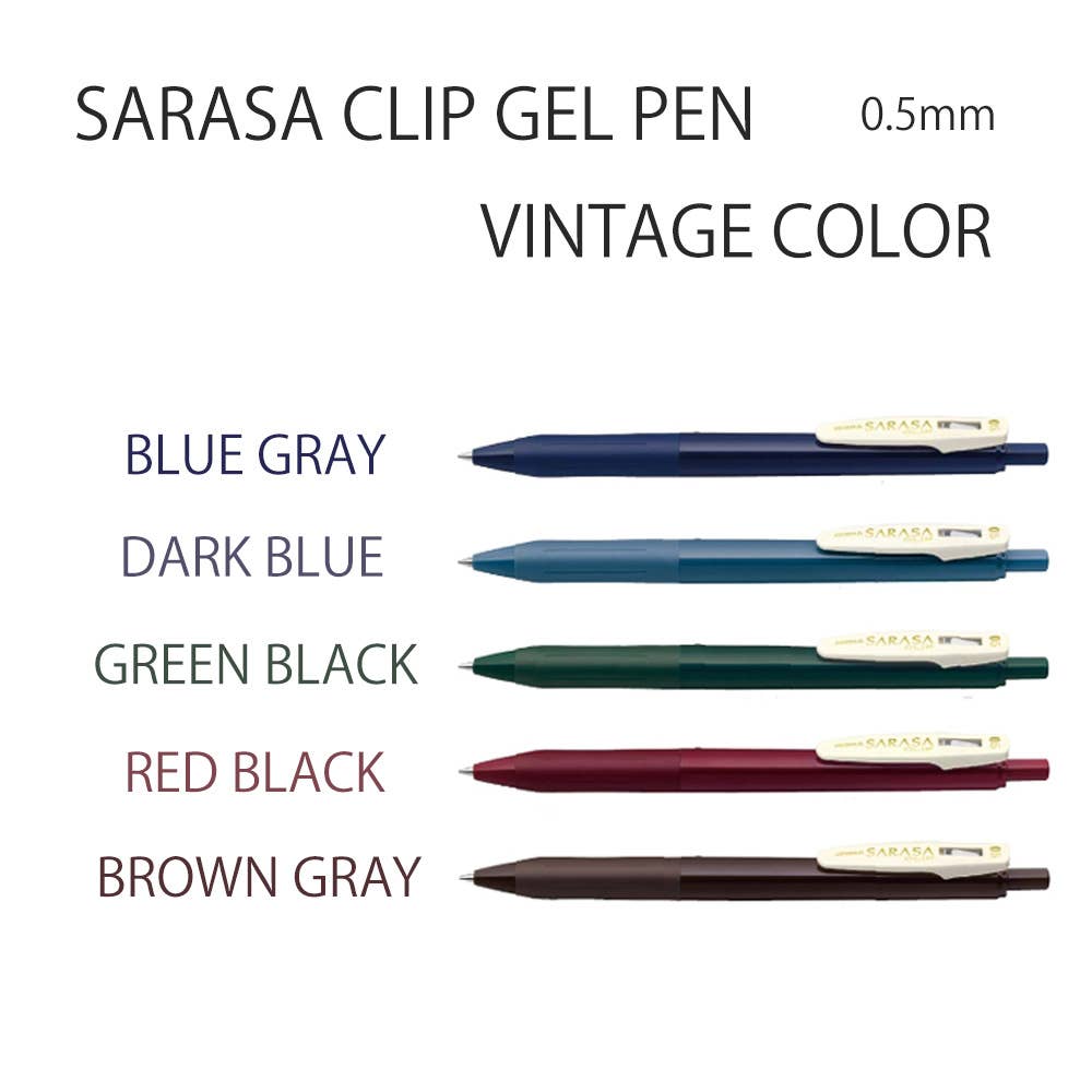 ZEBRA SARASA CLIP GEL PEN
