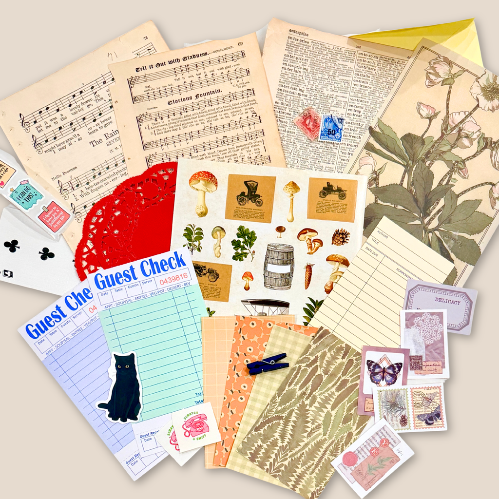 Junk Journal Scrap Pack | Ephemera