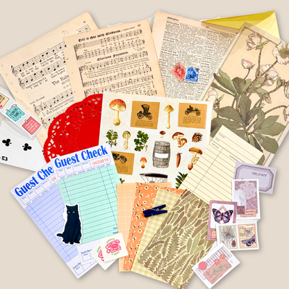 Junk Journal Scrap Pack | Ephemera