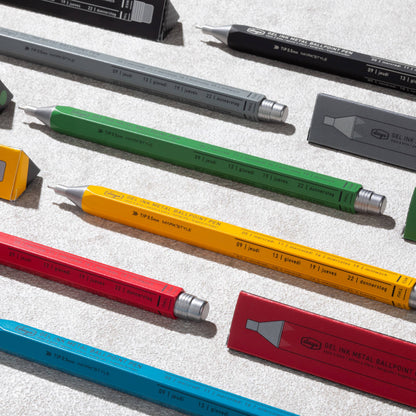 Days Aluminum Gel Ballpoint Pen–0.5mm Japanese Quick-Dry Ink
