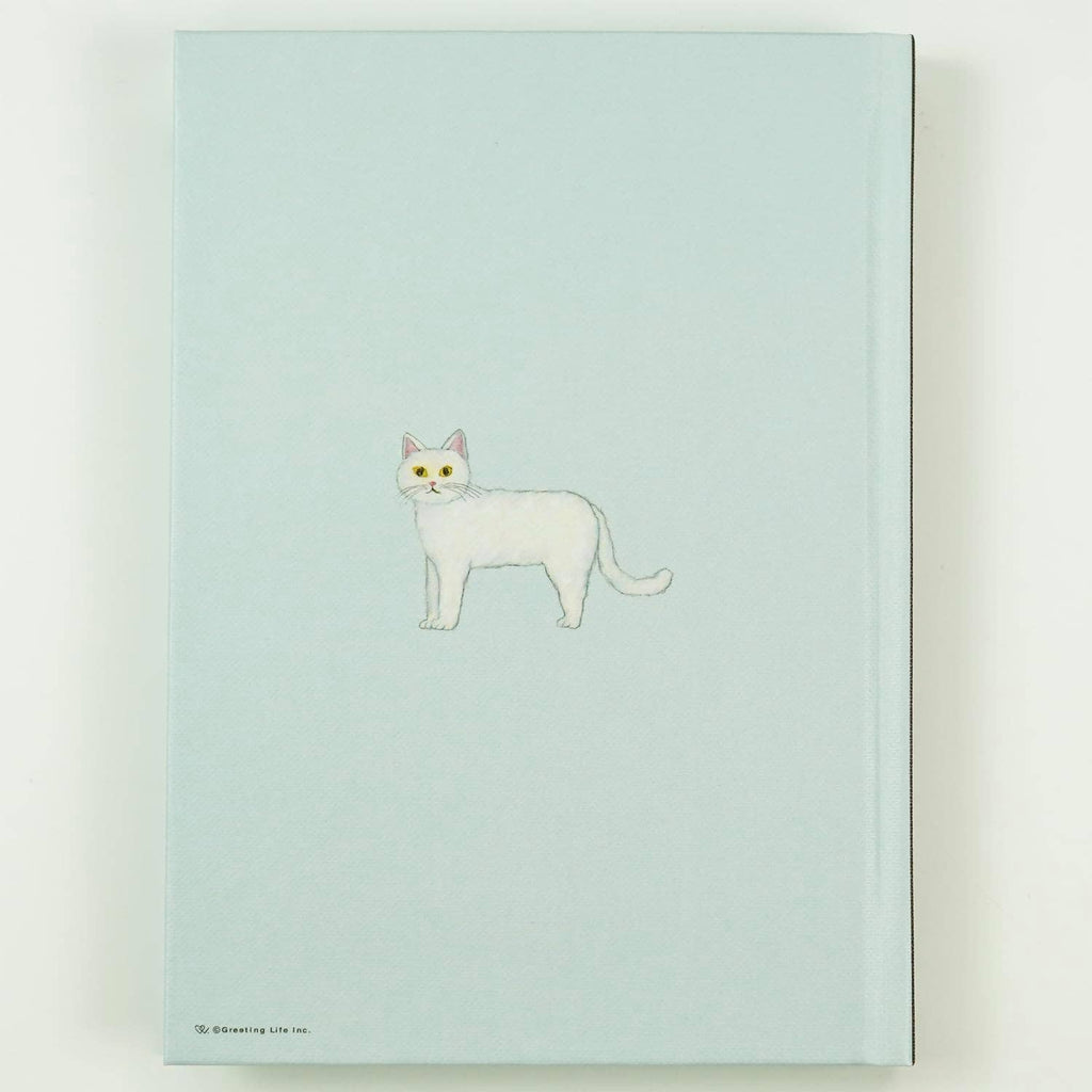 Greeting Life YZD-434 Illustration Changes Every Page Diary Cat Gray