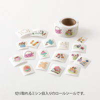 Midori Yuru Log Roll Sticker