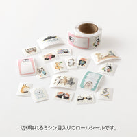 Midori Yuru Log Roll Sticker