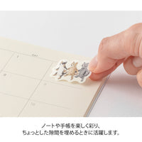Midori Yuru Log Roll Sticker