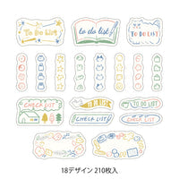 Midori Yuru Log Roll Sticker