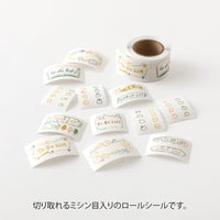 Midori Yuru Log Roll Sticker