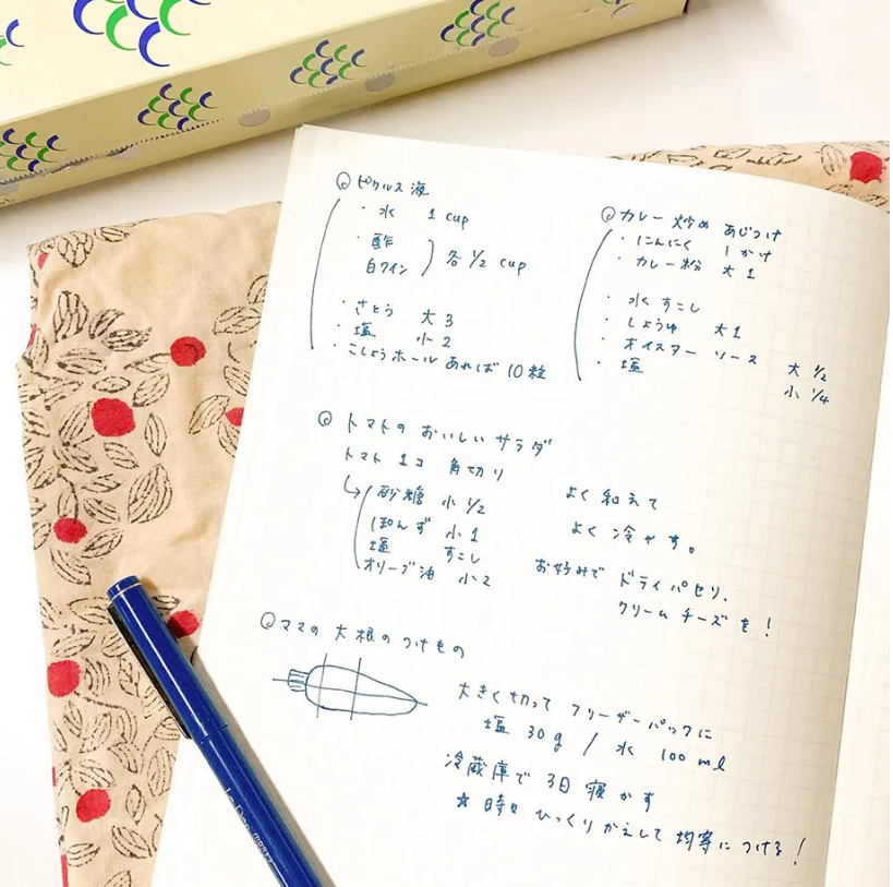 Midori Asano A5 Notebook | Japanese Grid Journal with Bird