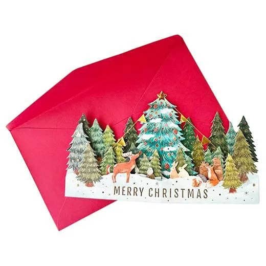 Christmas Tree Pop-Up Card Forest