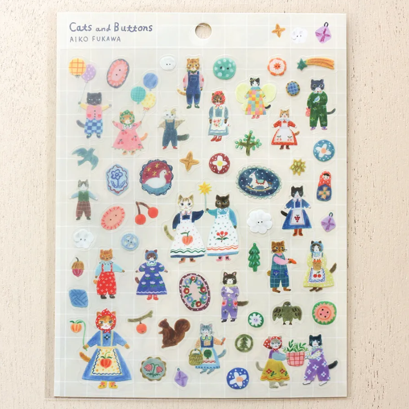 Aiko Fukawa Sticker | Rabbit Garden or Cats and Buttons