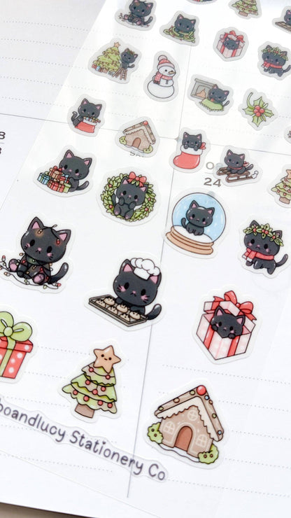 Kuboandlucy Stationery Co | Luna Christmas Sticker Sheet