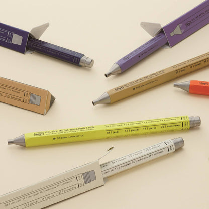 Days Aluminum Gel Ballpoint Pen–0.5mm Japanese Quick-Dry Ink