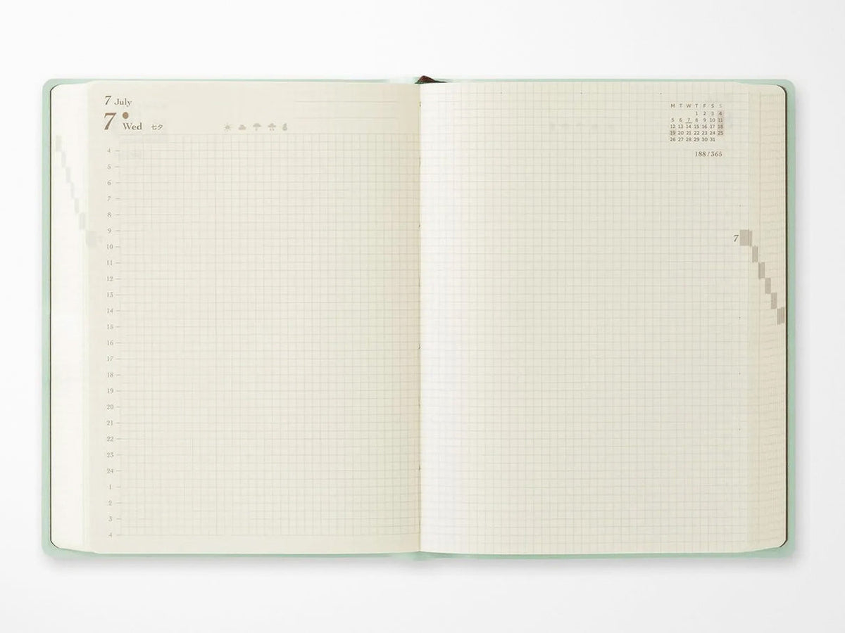 Midori Diary Hibino A6 2027
