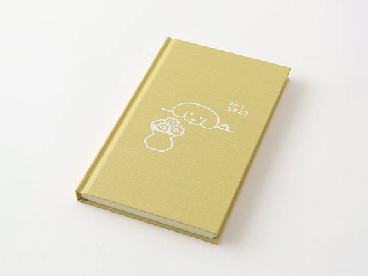 Midori Book Style Diary B6 Variant Dog Yellow 2027