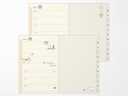 Pocket Diary B6 Cat 2027