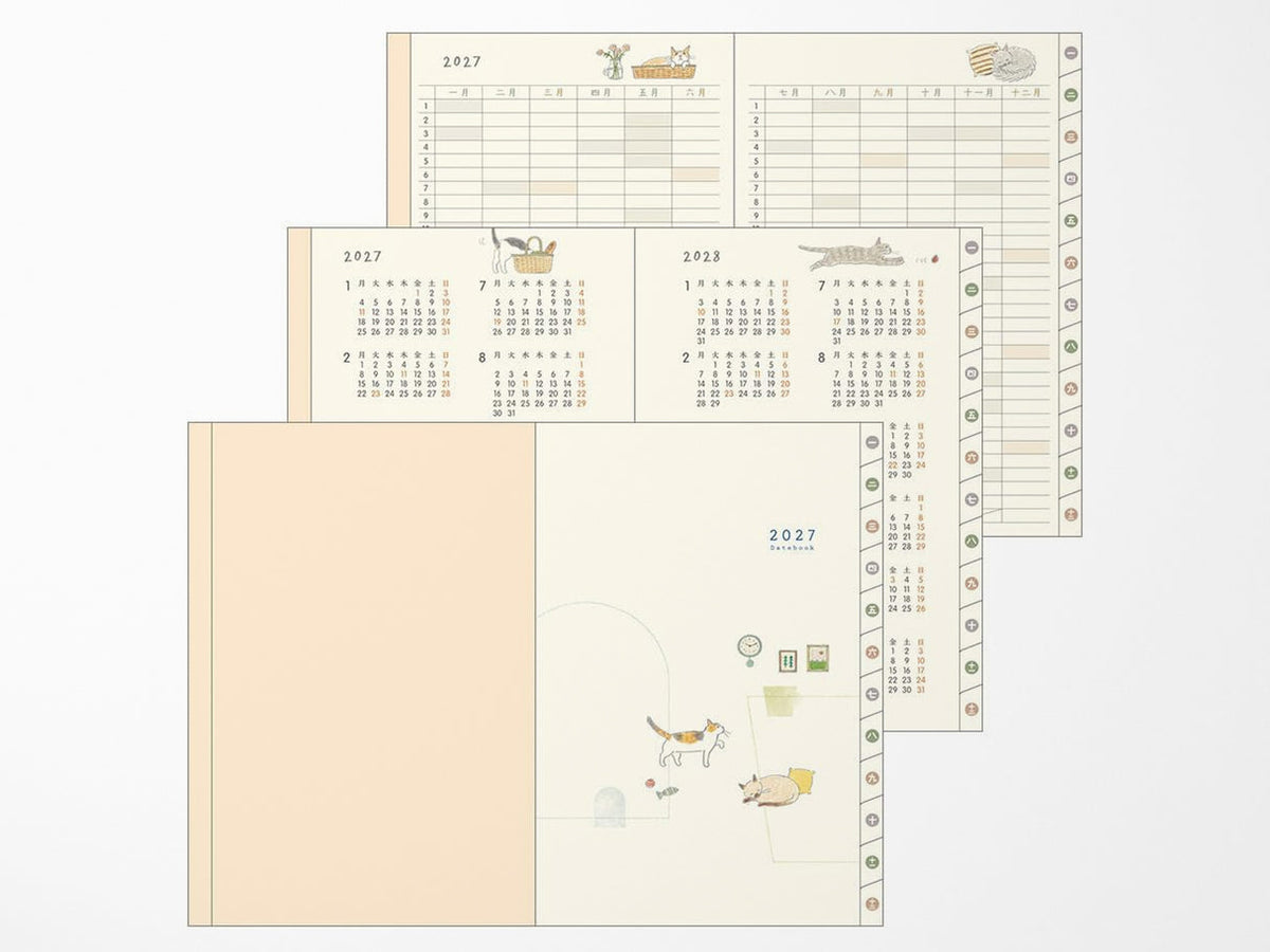 Pocket Diary B6 Cat 2027