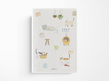 Pocket Diary B6 Cat 2027
