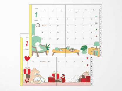 Pocket Diary Mini Dog 2027