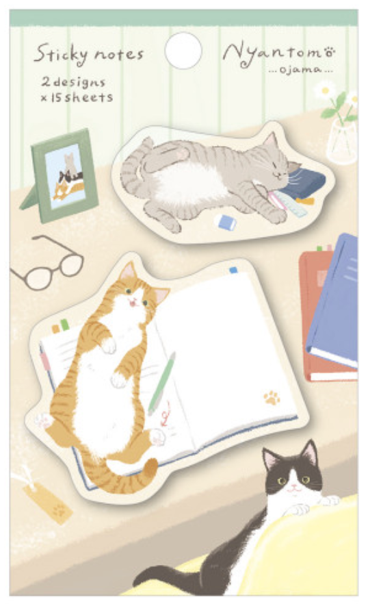 NB Company Sticky Notes: Fun and Nyantomo Ojama 2624402