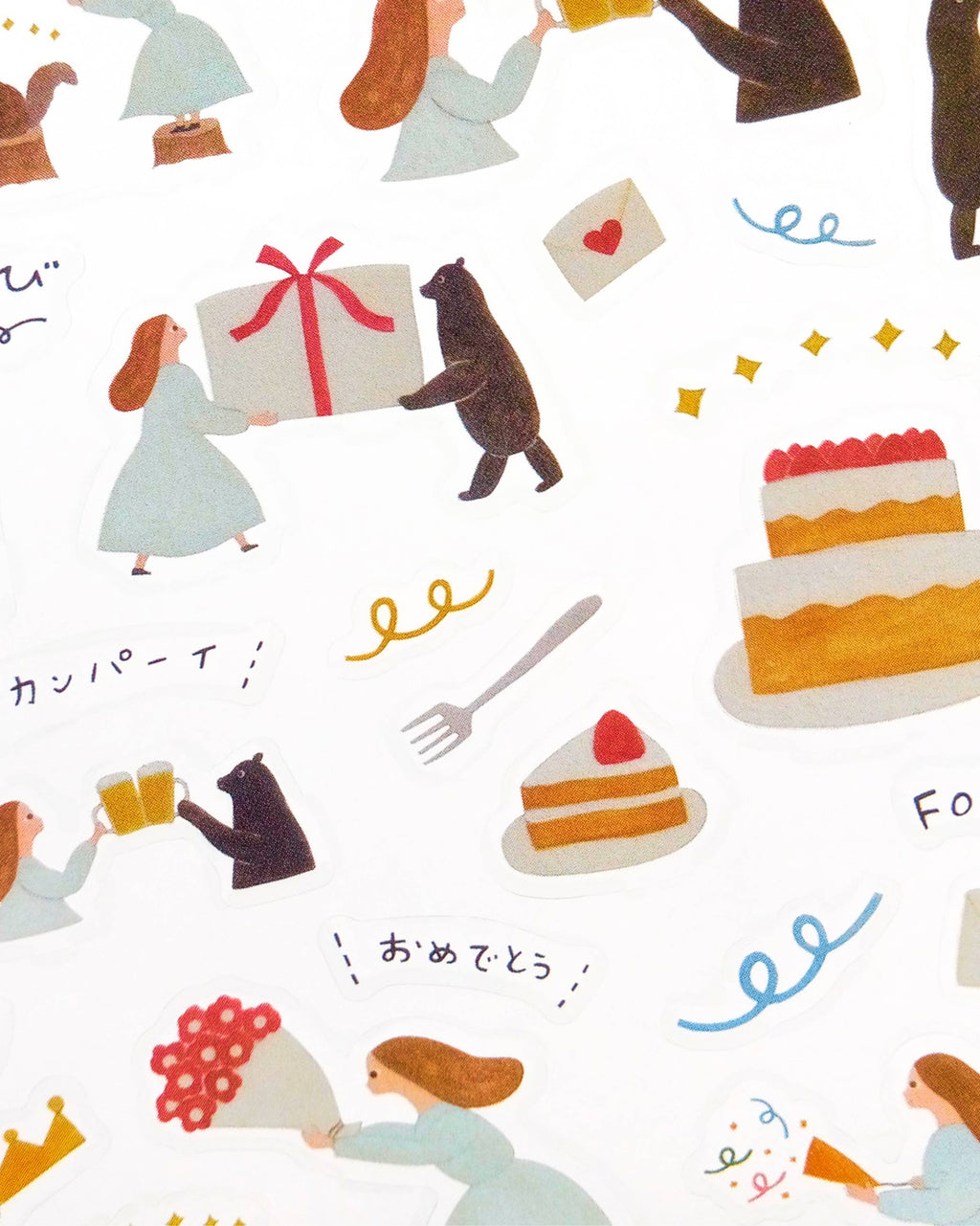 Clear Sticker Sheet - Birthday