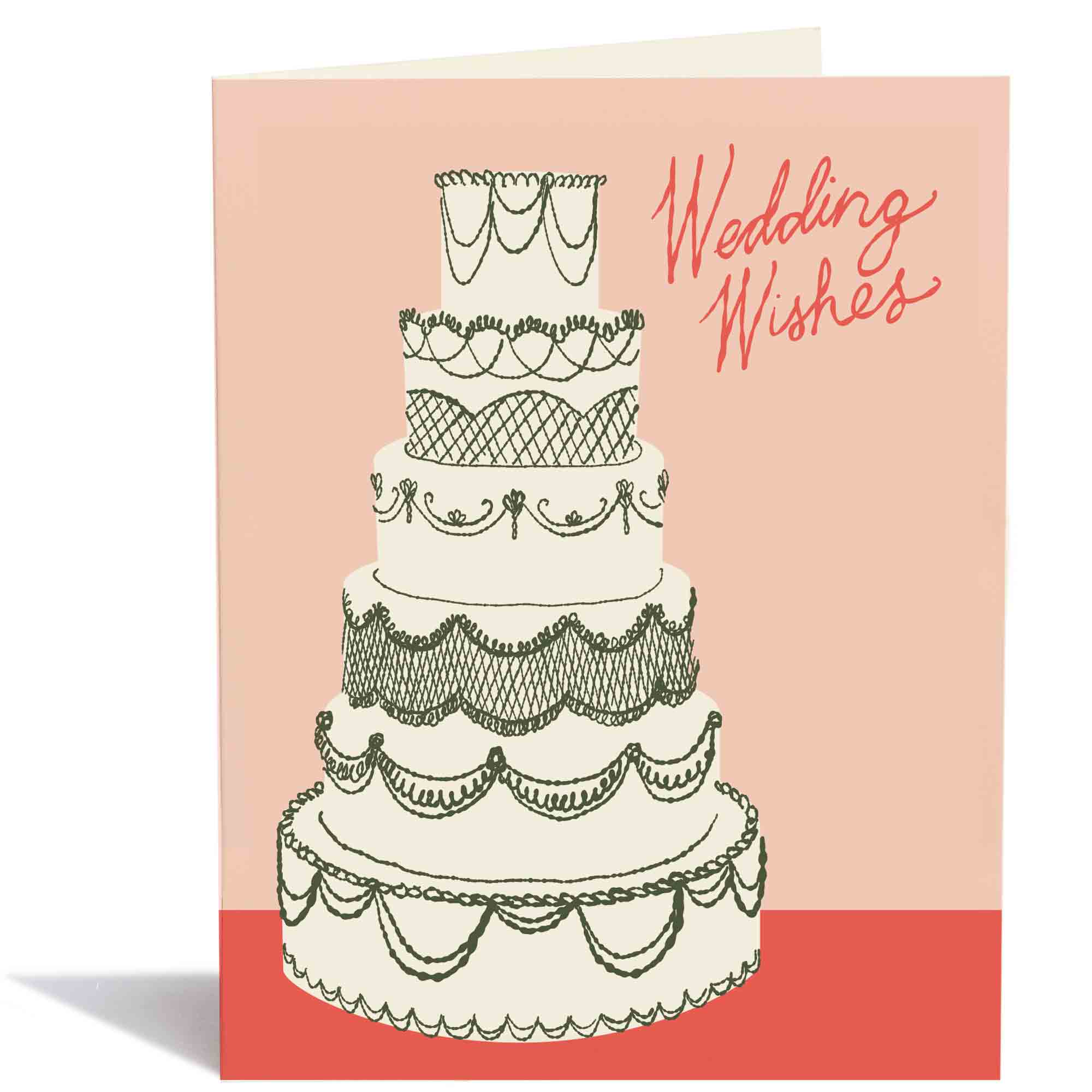 Big Wedding Cake Card