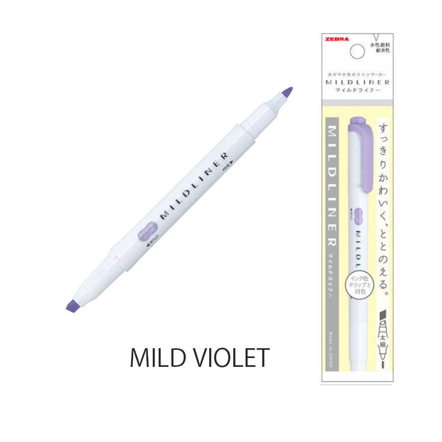 ZEBRA MILDLINER HIGHLIGHTER MILD COLOR