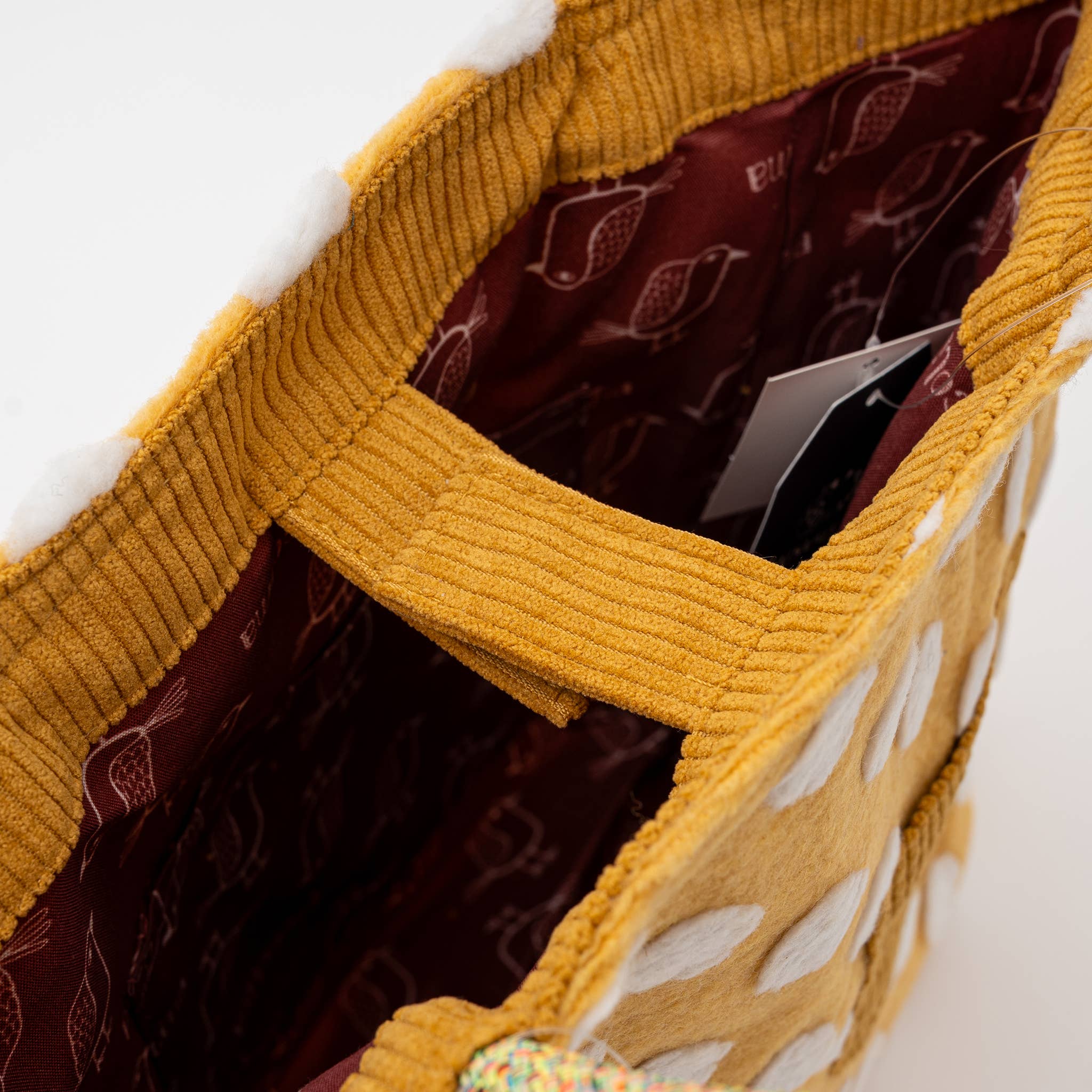 Kusuguru Japan Bobble Dot Textured Tote Bag